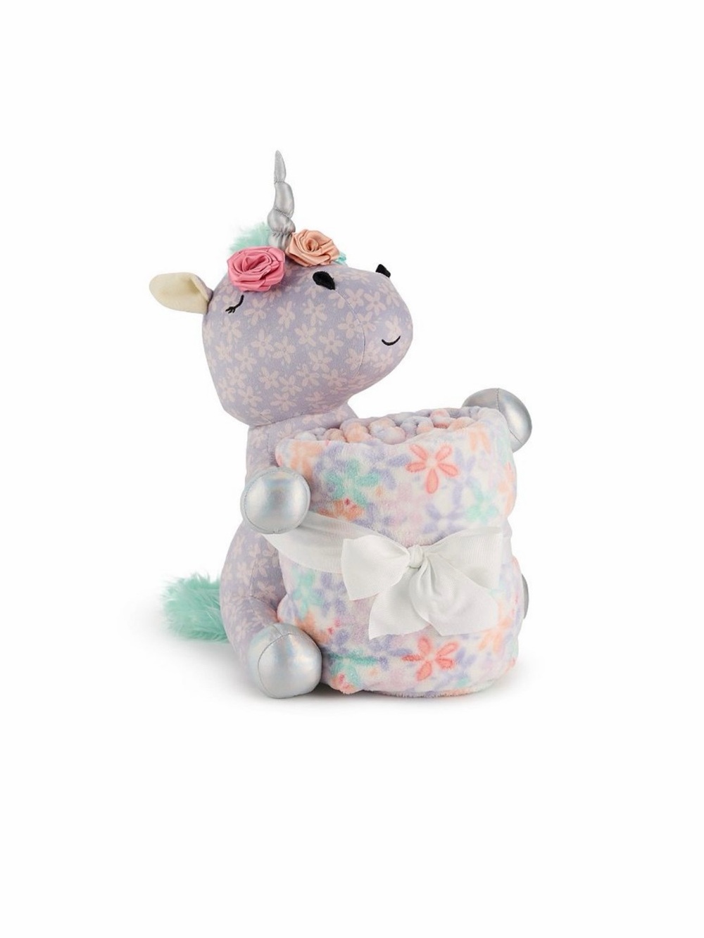 The Big One Purple Unicorn Buddy and Throw